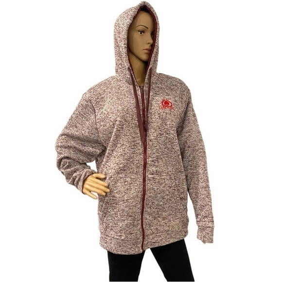 ⭐️ 𝅺Jacket Las Vegas studio heathers maroon XL - Picture 1 of 6
